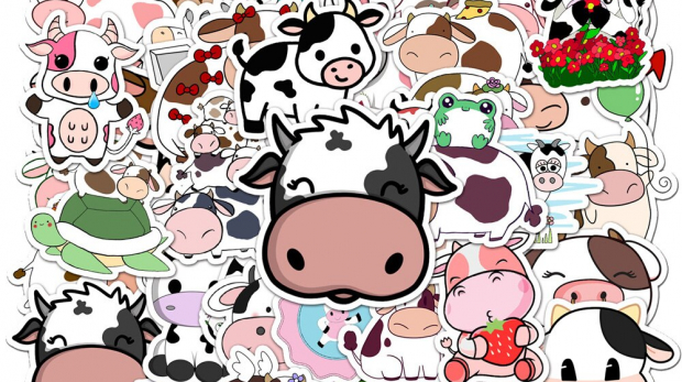 50pcs-DIY-Dairy-Cow-Stickers-For-Notebooks-Stationery-Notepad-Laptop-Cute-Sticker-Aesthetic-Craft-Supplies-Scrapbooking